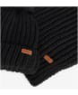 Women's Barbour Saltburn Scarf and Beanie Set - Black