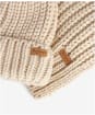 Women's Barbour Saltburn Scarf and Beanie Set - Pearl