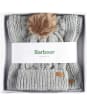 Women’s Barbour Penshaw Beanie & Scarf Set - Grey