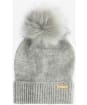 Women’s Barbour International Sparkle Hat & Scarf Set - Grey Marl