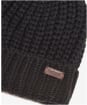 Women's Barbour Saltburn Bobble Hat - Black