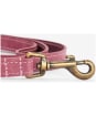 Barbour Leather Dog Lead - Pink