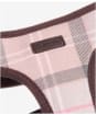 Barbour Tartan Dog Harness - Taupe / Pink Tartan