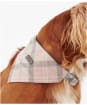 Barbour Tartan Dog Bandana - Taupe / Pink Tartan