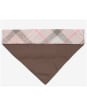 Barbour Tartan Dog Bandana - Taupe / Pink Tartan