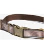 Barbour Reflective Tartan Dog Collar - Taupe / Pink Tartan