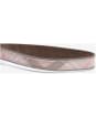 Barbour Reflective Tartan Dog Lead - Taupe / Pink Tartan