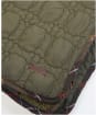 Barbour Dog Bone Quilted Blanket - Dark Olive