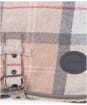 Barbour Wool Touch Dog Coat - Taupe / Pink Tartan