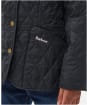 Girl's Barbour Summer Liddesdale Quilted Jacket, 2-9yrs - Black / Gardenia