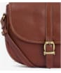 Women's Barbour Laire Medium Leather Saddle Bag - Brown