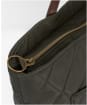 Women's Barbour Quilted Tote Bag - Olive