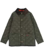 Boy's Barbour Liddesdale Quilted Jacket, 10-15yrs - Dark Olive