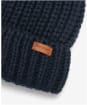 Women's Barbour Saltburn Bobble Hat - Navy