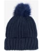 Women's Barbour Saltburn Bobble Hat - Navy