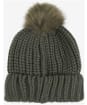 Women's Barbour Saltburn Bobble Hat - Olive