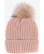 Women's Barbour Saltburn Bobble Hat - Pink