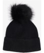 Women's Barbour International Mallory Pom Beanie - Black