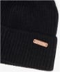 Women's Barbour International Mallory Pom Beanie - Black