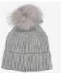 Women's Barbour International Mallory Pom Beanie - Light Grey