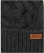 Women's Barbour Penshaw Cable Beanie - Charcoal