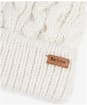 Women's Barbour Penshaw Cable Beanie - Cloud