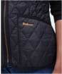 Women's Barbour Betty Quilted Waistcoat / Zip-In Liner - Black