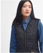 Women's Barbour Betty Fleece Waistcoat / Zip-In Liner - Black