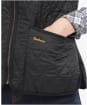 Women's Barbour Betty Fleece Waistcoat / Zip-In Liner - Black