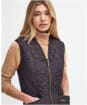 Women's Barbour Betty Fleece Waistcoat / Zip-In Liner - Brown