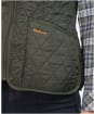 Women's Barbour Betty Fleece Waistcoat / Zip-In Liner - Dark Olive