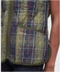 Women's Barbour Quilted Tartan Betty Waistcoat / Zip-In Liner - Classic Tartan