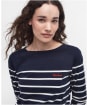 Women’s Barbour Bradley Top - Navy / Cloud