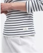 Women's Barbour Langton Long Sleeve Rib Stripe Top - Cloud Stripe