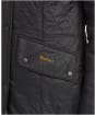 Women's Barbour Cavalry Polarquilt Jacket - Black