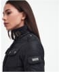 Women's Barbour International Tourer Polarquilt Jacket - Black