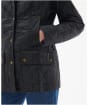 Women's Barbour Summer Beadnell Quilted Jacket - Black