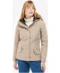 Women's Barbour Millfire Quilted Jacket - Light Trench / Classic