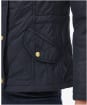 Women's Barbour Millfire Quilted Jacket - Navy / Classic