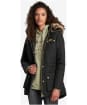 Women's Barbour International Enduro Quilted Jacket - Black
