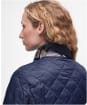 Women's Barbour Deveron Quilted Jacket - Navy / Pale Pink