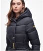 Women's Barbour International Track Line Quilted Jacket - Black