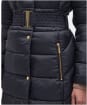 Women's Barbour International Track Line Quilted Jacket - Black