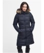 Women's Barbour Rosoman Quilted Jacket - Dark Navy