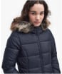 Women's Barbour Rosoman Quilted Jacket - Dark Navy