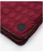 Barbour Dog Bone Quilted Blanket - Cranberry