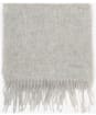 Women's Barbour Lambswool Woven Scarf - Light Grey Melange