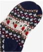Women's Barbour Robin Fairisle Socks - Navy