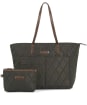 Women's Barbour Quilted Tote Bag - Olive