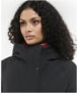 Women's Barbour Winter Beadnell Waterproof Jacket - Black / Ancient 